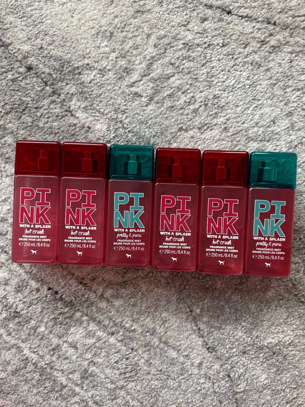 VS PINK- hot crush & pretty and pure fragrance mist bundle
